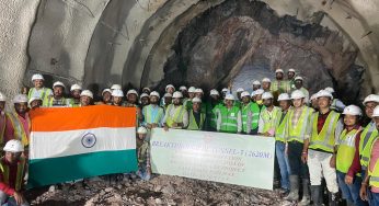 Major Milestone Achieved in Khurda Road-Balangir Rail Line Project with Tunnel Breakthrough