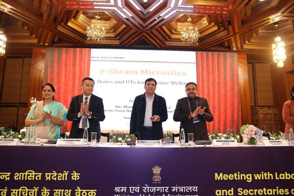 Mandaviya Launches e-Shram Microsites and Occupational Shortage Index to Empower Workers