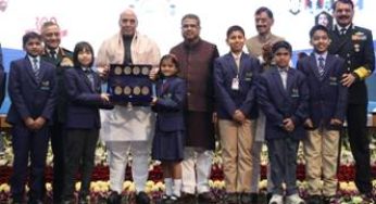 Raksha Mantri and Education Minister Felicitate Super-100 Winners of Veer Gatha