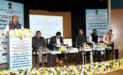 Union Minister Chairs Stakeholder Meeting for Welfare of DNT Communities