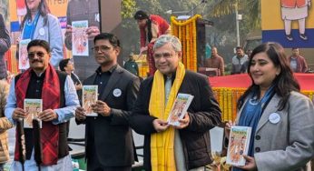 Union Minister Ashwini Vaishnaw Participates in NDMC’s Exam Warrior Art Festival to Inspire Students