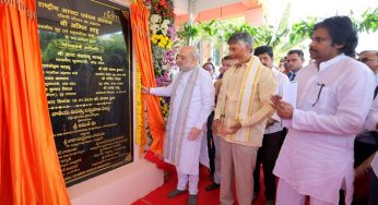 Union Home Minister Amit Shah Attends NDRF’s 20th Raising Day in Vijayawada, Inaugurates Projects Worth ₹220 Crore