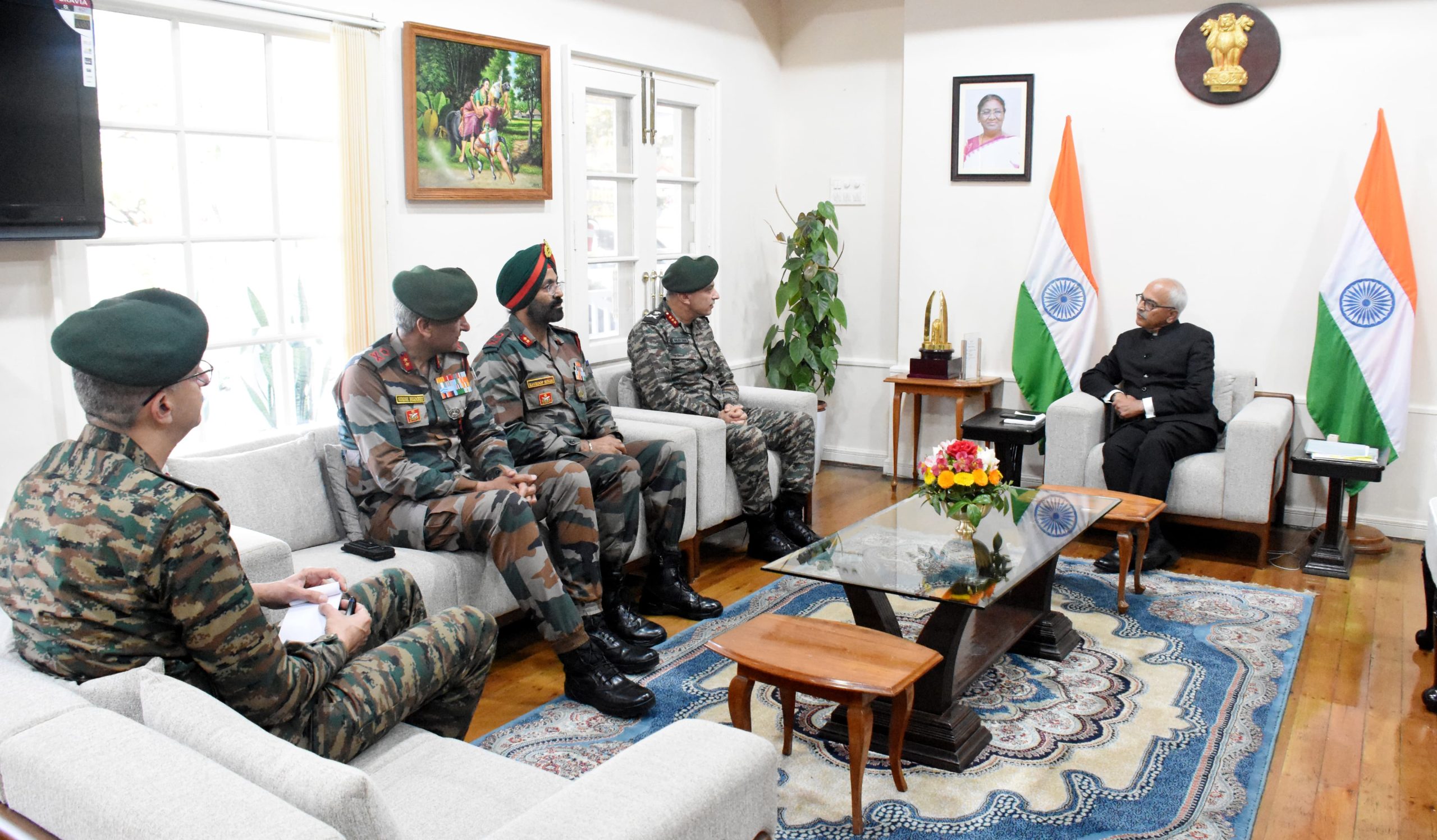 DGMO Lt Gen Rajiv Ghai Reviews Security and Border Infrastructure During Manipur Visit