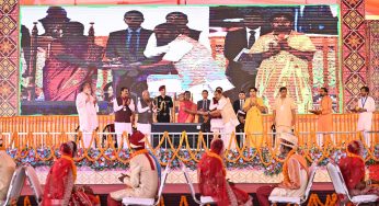 President Murmu Attends Mass Wedding Ceremony in Chhatarpur, Emphasizes Women-Led Development