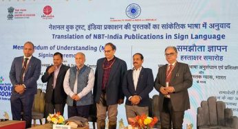 ISLRTC and NBT Sign MoU to Make 500 Books Accessible for Deaf Children