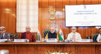 Union Home Minister Chairs Review Meeting on New Criminal Laws in Jammu and Kashmir