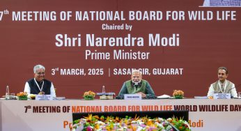 PM Modi Chairs National Board for Wildlife Meeting at Gir National Park, Announces Key Conservation Initiatives