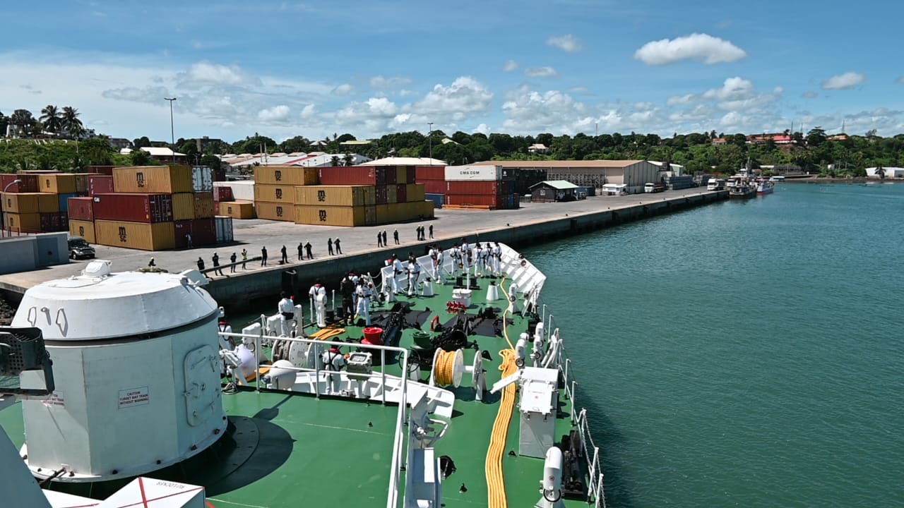 ICGS Saksham Arrives in Madagascar to Strengthen Maritime Cooperation
