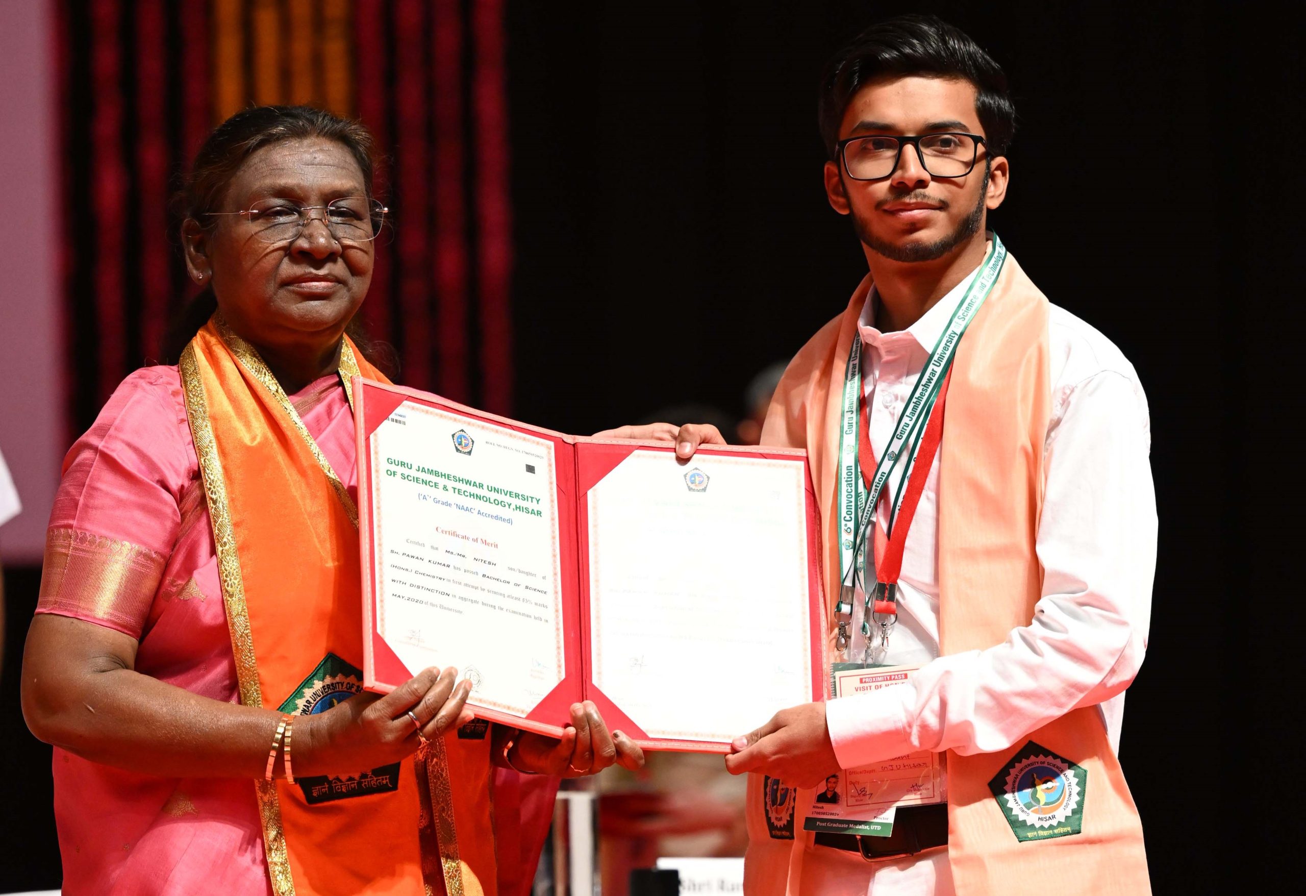 President Murmu Addresses Convocation at Guru Jambheshwar University