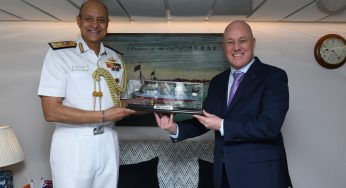 New Zealand PM Christopher Luxon Visits INS Surat, Strengthens Maritime Ties with India