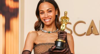 Zoe Saldaña Wins First Oscar for Best Supporting Actress in ‘Emilia Pérez’