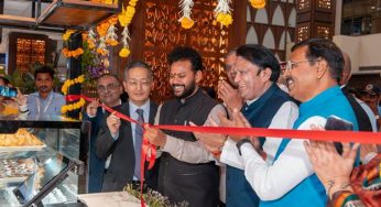 Union Minister Ram Mohan Naidu Inaugurates Udaan Yatri Café at Ahmedabad Airport