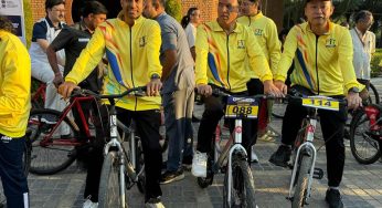 Sports Ministers, Athletes Join Dr. Mansukh Mandaviya in Women’s Day Cycle Rally