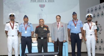 CDS Felicitates Armed Forces Personnel at MacGregor Memorial Medal Ceremony; Honours Bravery and Exploration