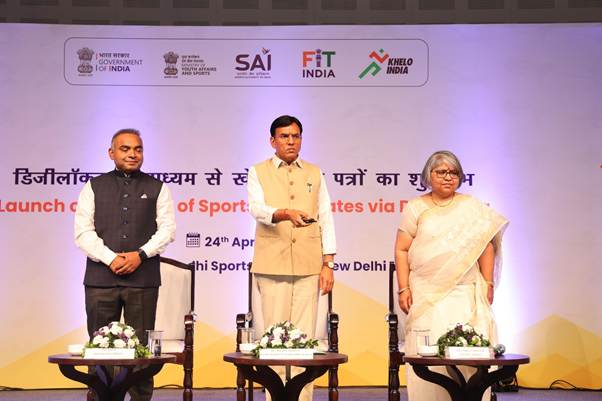 Govt Launches Sports Certificates via DigiLocker; NCSSR Inaugurated to Boost Athlete Welfare and Performance