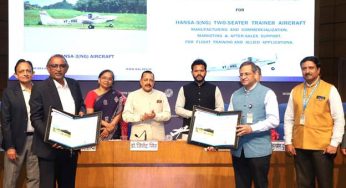 India Launches Indigenous HANSA-3(NG) Trainer Aircraft for Commercial Pilot Licensing, Private Sector to Join Manufacturing Effort
