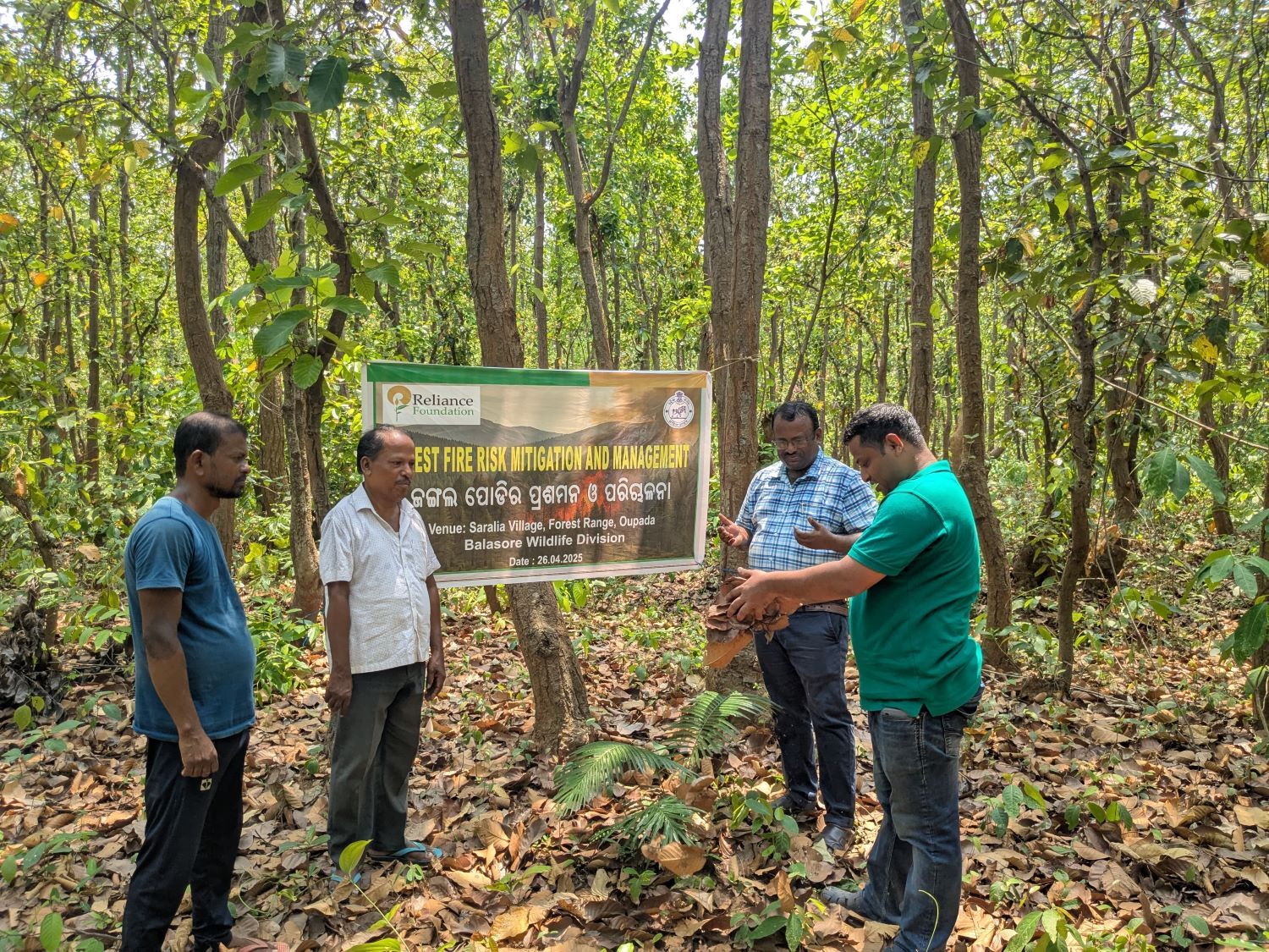 Reliance Foundation Joins Hands with Odisha Forest Dept. and Local Communities to Combat Forest Fires