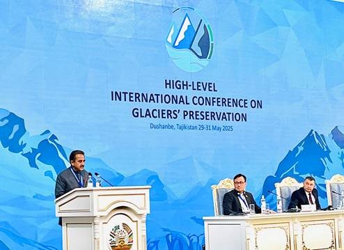 India Calls for Global Cooperation to Safeguard Glaciers at High-Level Conference in Tajikistan