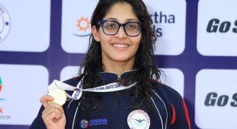Odisha’s Shristi Upadhaya Strikes Gold in 100m Butterfly at Senior National Aquatic Championships