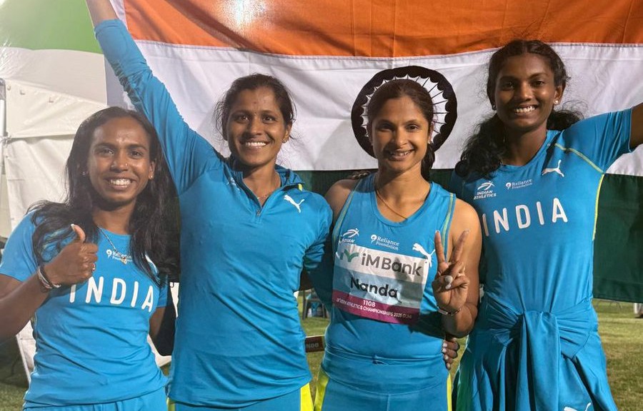 Odisha Sprinters Shine at Asian Athletics Championships 2025: Srabani Nanda Claims Silver in Women’s Relay