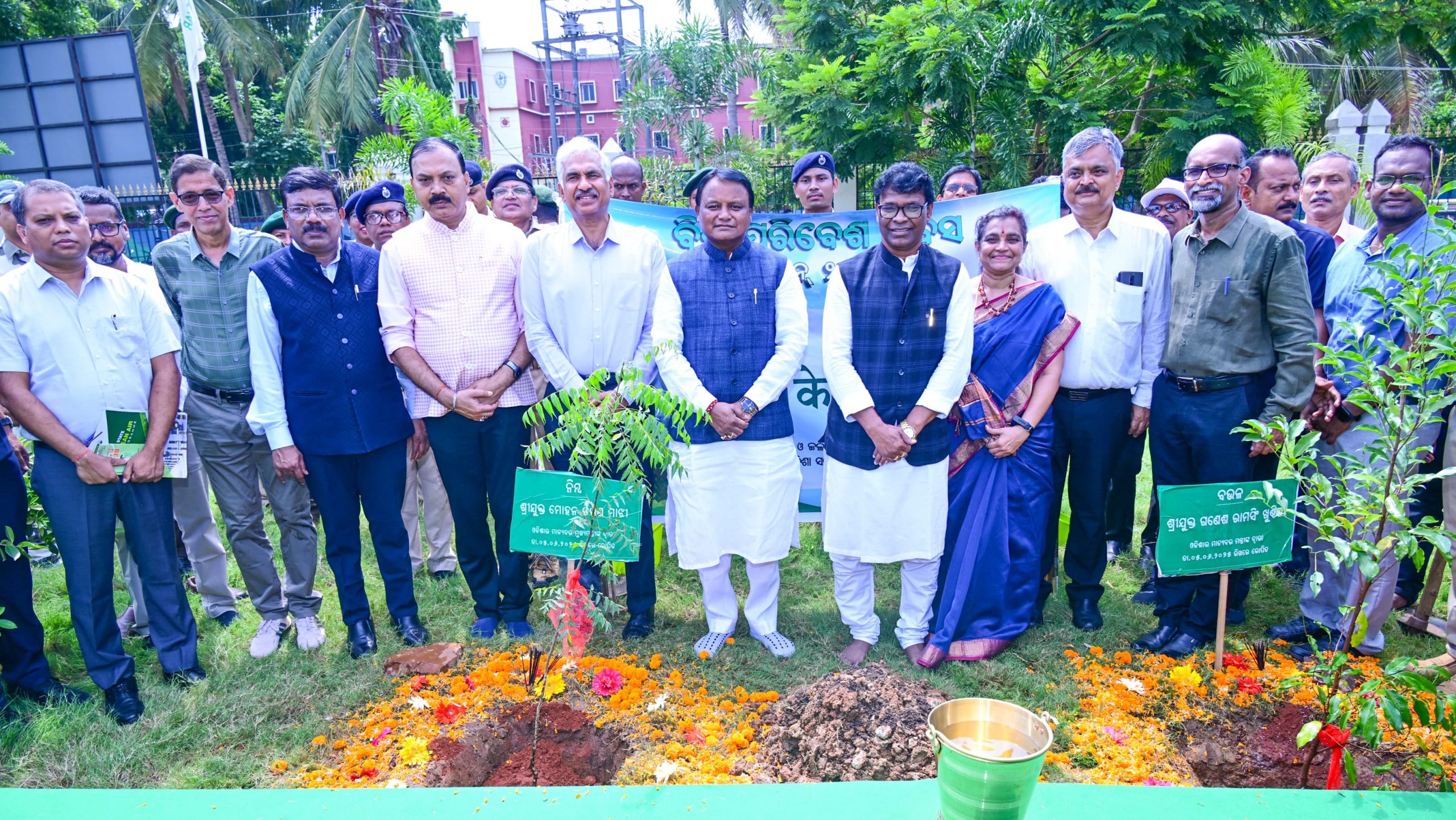 CM Majhi Launches Massive Tree Plantation Drive on World Environment Day, Emphasizes Plastic-Free Future