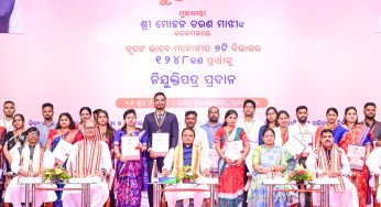 Odisha CM Hands Over Appointment Letters to 1,294 Recruits, Reaffirms Commitment to 1.5 Lakh Government Jobs