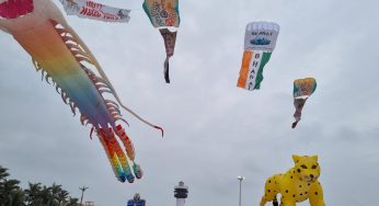 Kites Soar Over Puri Beach to Celebrate Rath Yatra