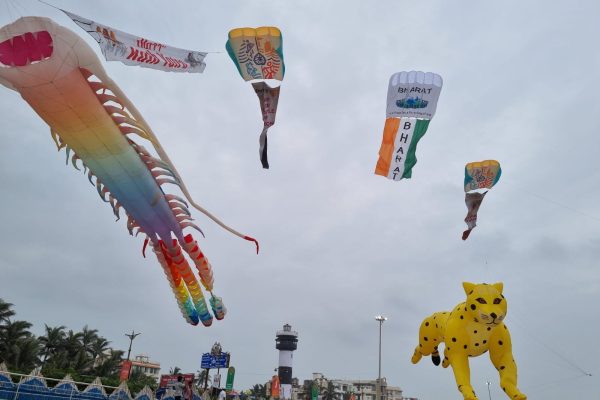 Kites Soar Over Puri Beach to Celebrate Rath Yatra