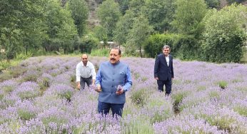 Lavender Revolution Turns Bhaderwah into a National Startup Beacon: Dr. Jitendra Singh at 2025 Festival