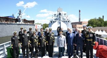 INS Tamal Commissioned into Indian Navy in Russia, Enhancing Maritime Might and Indo-Russian Strategic Ties