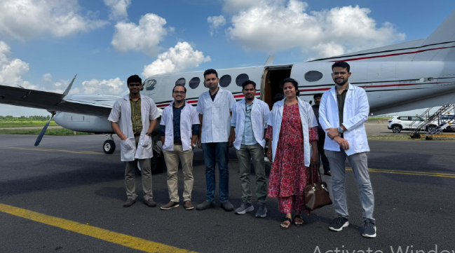 Specialist Medical Team Arrives in Nuapada under Mukhyamantri Bayu Swasthya Seva Scheme
