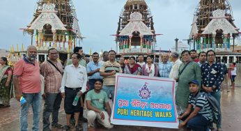 Rains Fail to Dampen the Spirit of Heritage Enthusiasts During 12th Puri Heritage Walk