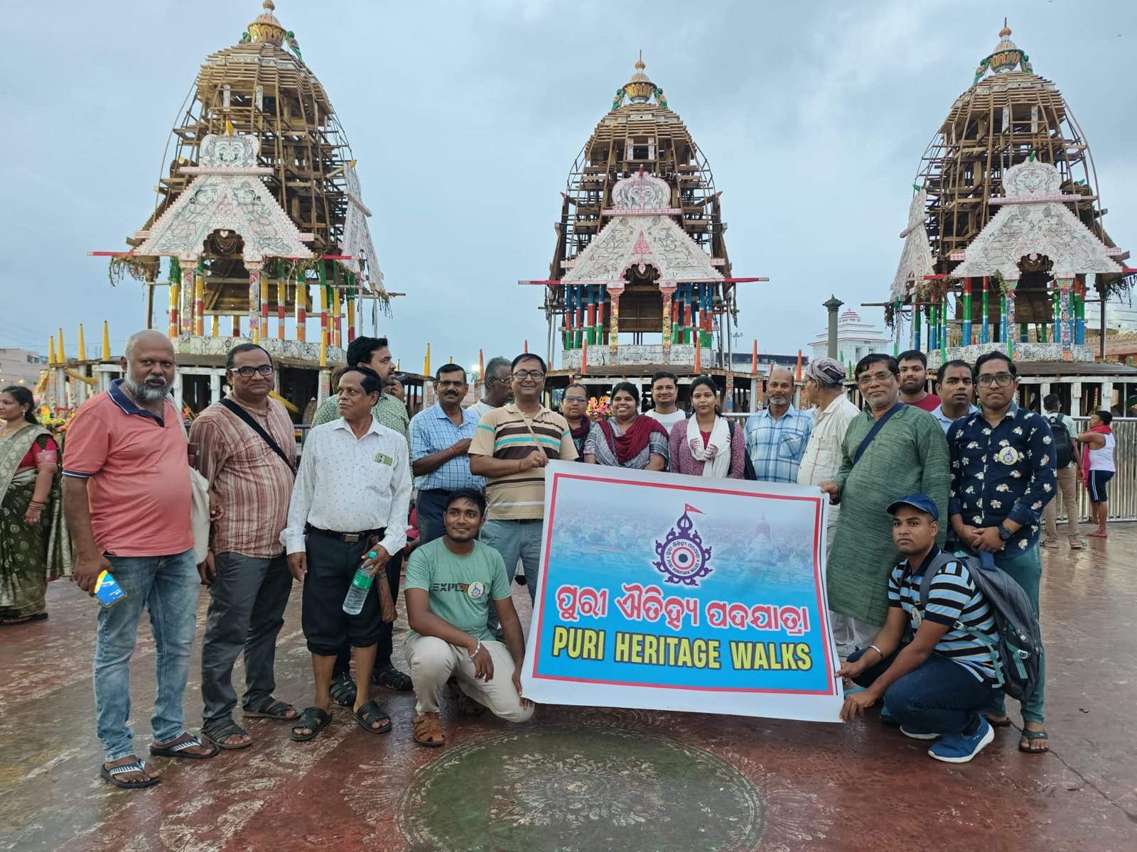Rains Fail to Dampen the Spirit of Heritage Enthusiasts During 12th Puri Heritage Walk