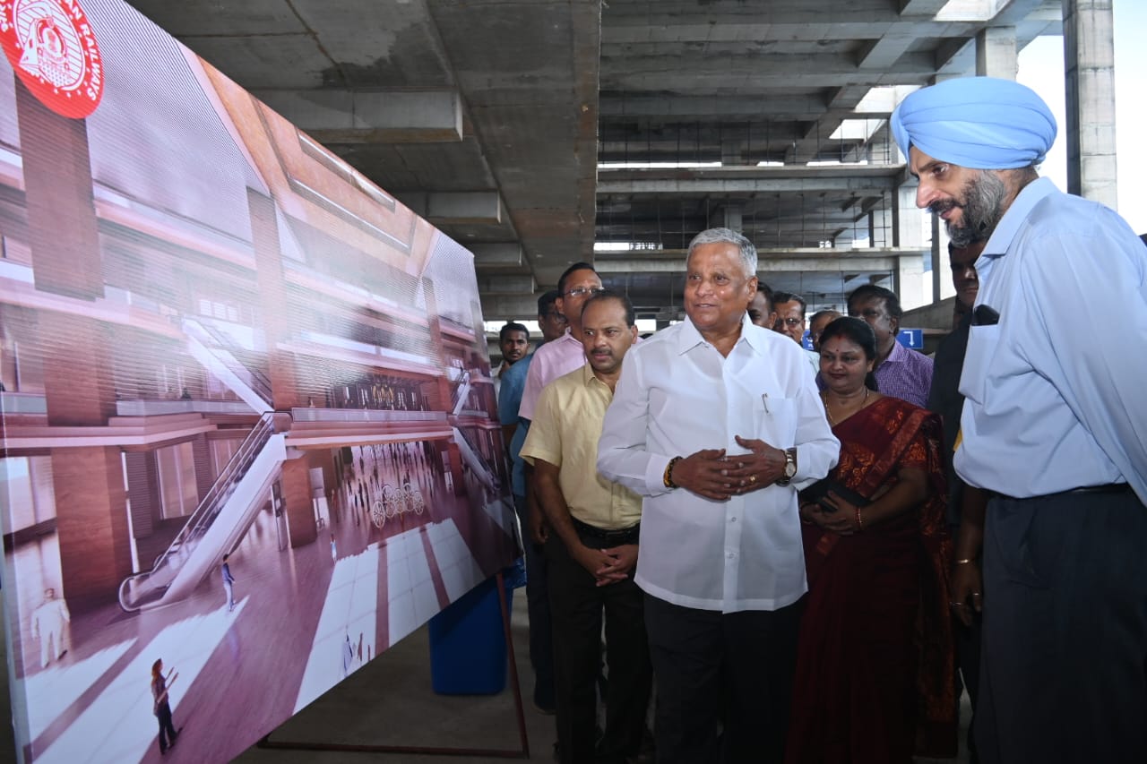 Puri Railway Station Redevelopment on Track: MoS Somanna Reviews Progress, Highlights ₹10,599 Crore Boost for Odisha