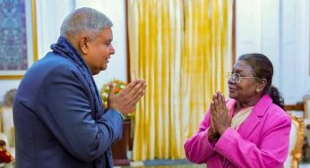 President Murmu Accepts Jagdeep Dhankhar’s Resignation as Vice President
