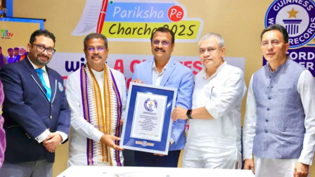 Pariksha Pe Charcha 2025 Earns Guinness World Record; CM Majhi Hails National Milestone