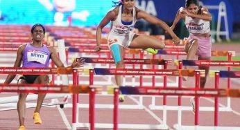 Sahu Shines at Kalinga Stadium with 100m Hurdles Gold