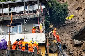 Heavy Rains Trigger Deadly Landslide in Kullu, Five Still Missing