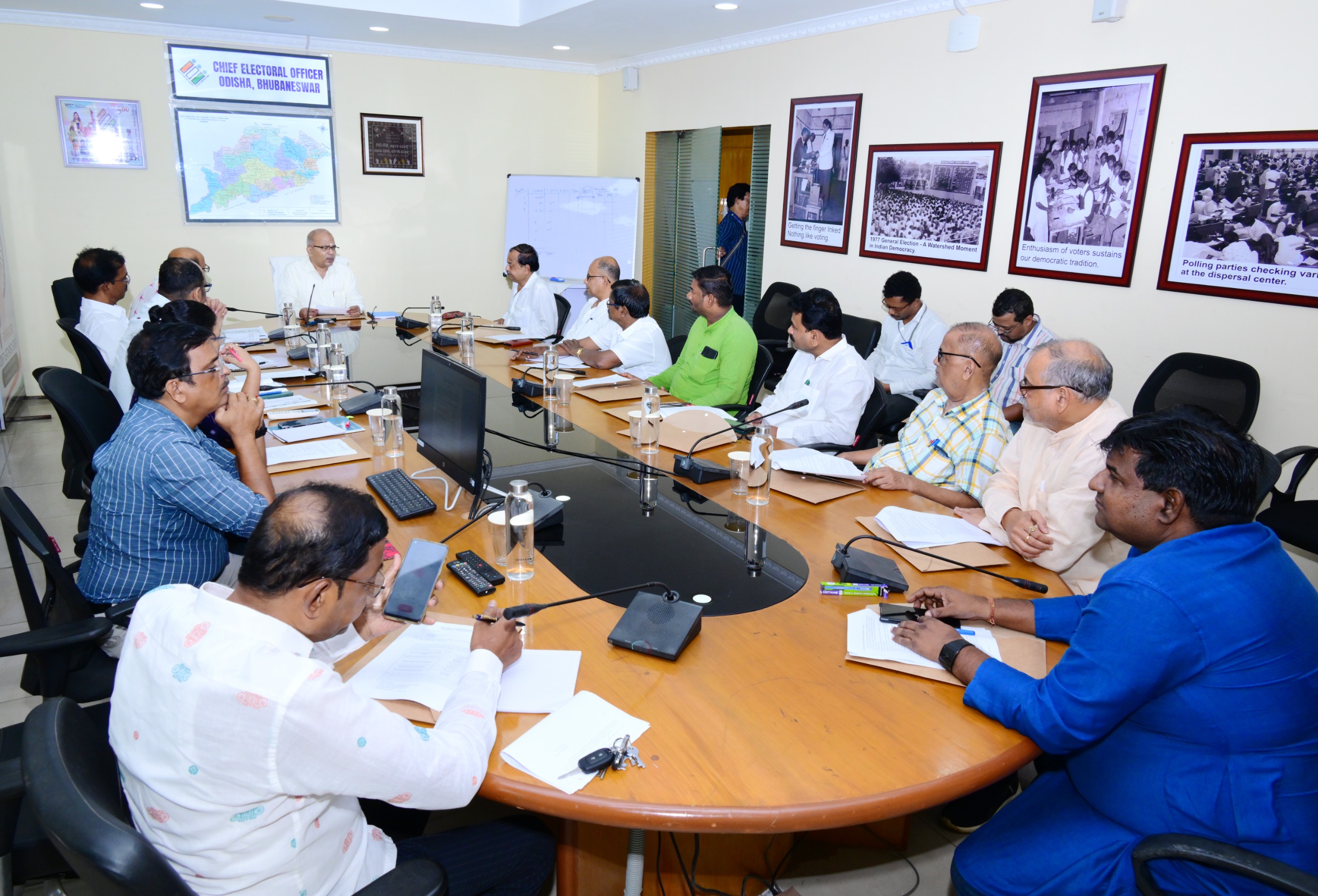 CEO Odisha Holds Meeting with Political Parties on Special Summary Revision