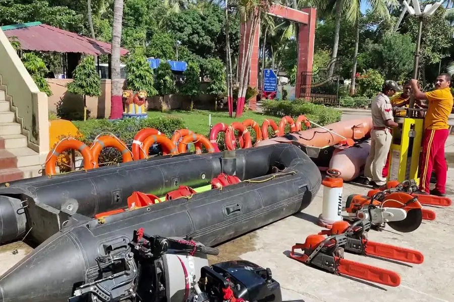 Odisha Gears Up for Cyclone Montha: Fire Department Leads Massive Preparedness Drive