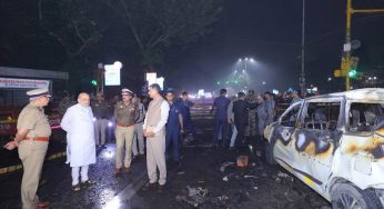 Home Minister Visits Red Fort Blast Site, Orders Thorough Probe