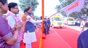 CM Majhi Flags Off 150 New Ambulances to Strengthen Odisha’s Emergency Healthcare Network