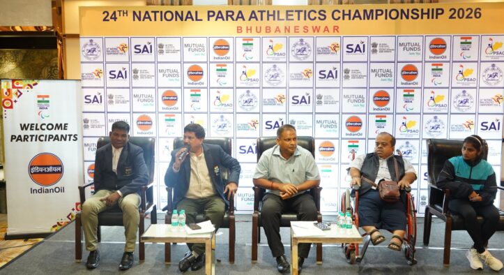 Bhubaneswar to Host 24th National Para Athletics Championship 2026