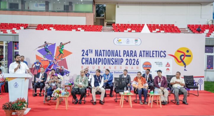 24th National Para Athletics Championship Kicks Off in Bhubaneswar