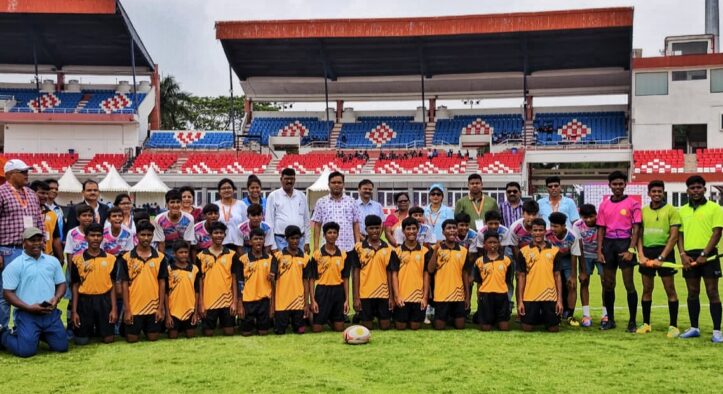 Under-14 Matches Begin at 69th SGFI Rugby Championship in Bhubaneswar