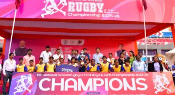 Odisha Clinches Double Title at 69th SGFI Rugby Championship Under-14 Events