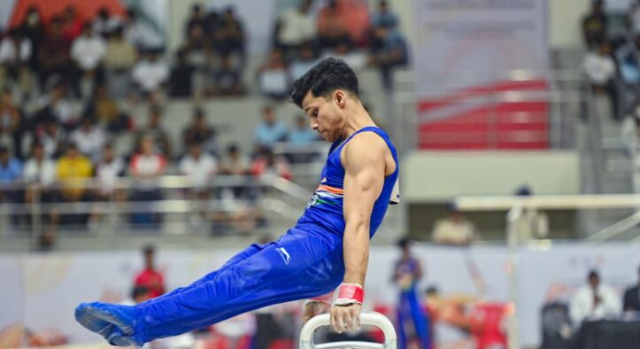 Junior Stars Shine, Railways Dominate Senior Team Event on Day 3 of Gymnastics Nationals