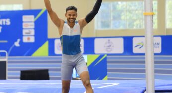Kuldeep Kumar Sets National Record in Men’s Pole Vault at Indoor Meet in Bhubaneswar
