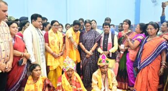 Pravati Parida Attends Mukhyamantri Kanya Bibaha Yojana Event in Keonjhar