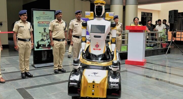 AI-powered robot deployed at Puri Railway Station to bolster security during Rath Yatra